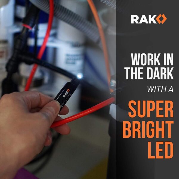 RAK Multitool Pen 2-Pack - Fathers Day Gift, Multi-Tool Pens with LED Light, Flathead & Phillips Screwdrivers, Level, Ruler, Bottle Opener, and Stylus. Cool Gadgets Gifts for Men, Dad, EDC Pen Tool - Image 7