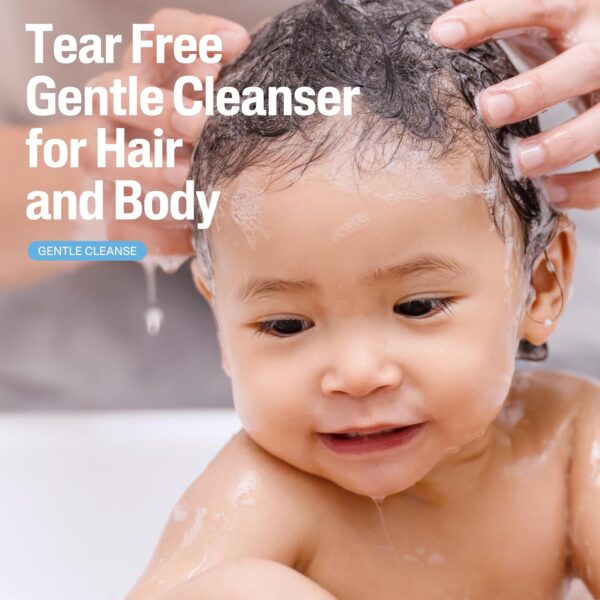 Cetaphil Baby Wash & Shampoo Plus Body Lotion, Healthy Skin Essentials, Head to Toe Hydration for up to 24 Hours, for Delicate, Sensitive Skin, 2-Pack,White - Image 5