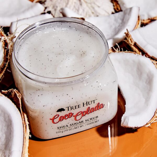 Tree Hut Shea Sugar Scrub Coco Colada, 18 oz, Ultra Hydrating and Exfoliating Scrub for Nourishing Essential Body Care - Image 4