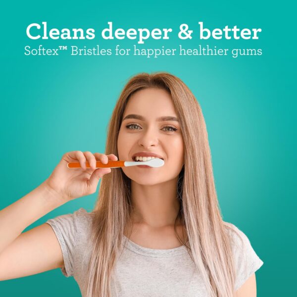 GuruNanda Butter On Gums Toothbrush, ADA Accepted, With 8000+ Ultra Soft Softex Bristles for Sensitive & Receding Gums, Perfect for Whiter Teeth, 6 Ct - Image 8