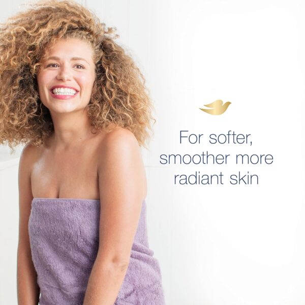 Dove Beauty Bar More Moisturizing Than Bar Soap for Softer Skin, Fragrance-Free, Hypoallergenic Beauty Bar Sensitive Skin With Gentle Cleanser 3.75 oz 14 Bars - Image 5