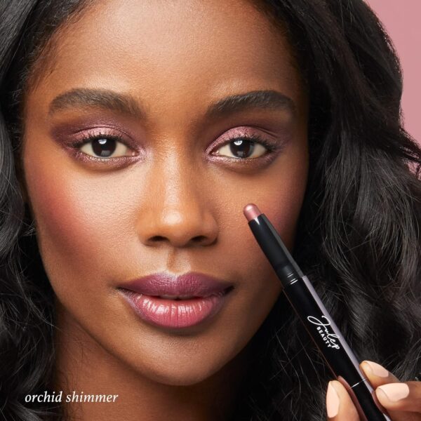 Julep Eyeshadow 101 Cream-to-Powder Waterproof Shadow Stick – Orchid Shimmer – Long-Lasting, Crease-Proof, Soft Purple Shimmer Cream Eyeshadow with Built-in Smudger - Image 4