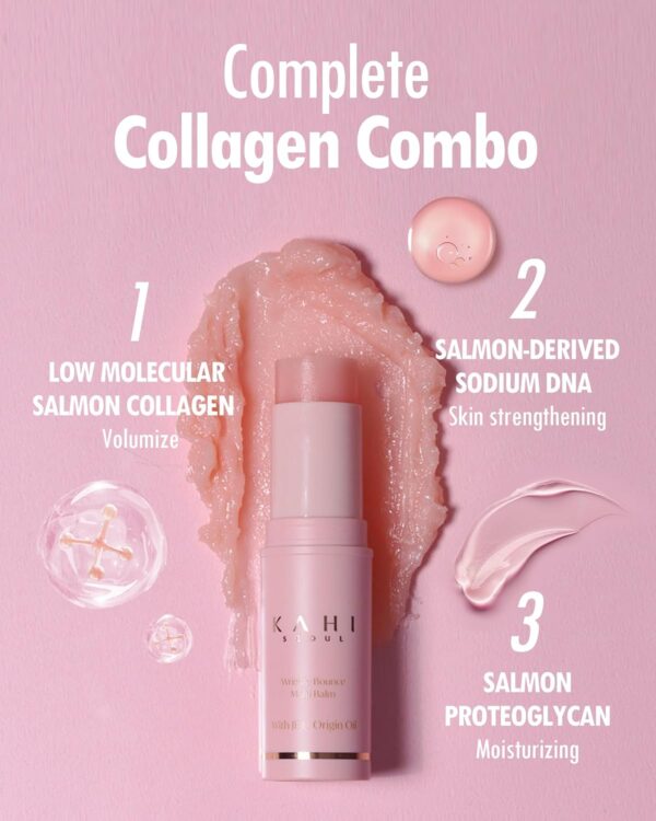 KAHI Wrinkle Bounce Multi Balm Stick | PDRN Collagen Wrinkle Stick | Korean Skin Care |All-in-One Hydrating Lip Balm Eye Cream Neck Cream Make Up Base & Face Mist Moisture Balm - Image 4