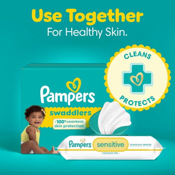 Pampers Baby Diapers - Swaddlers - Size 0, 84 Count, Ultra Absorbent Disposable Newborn Diaper - Image 13
