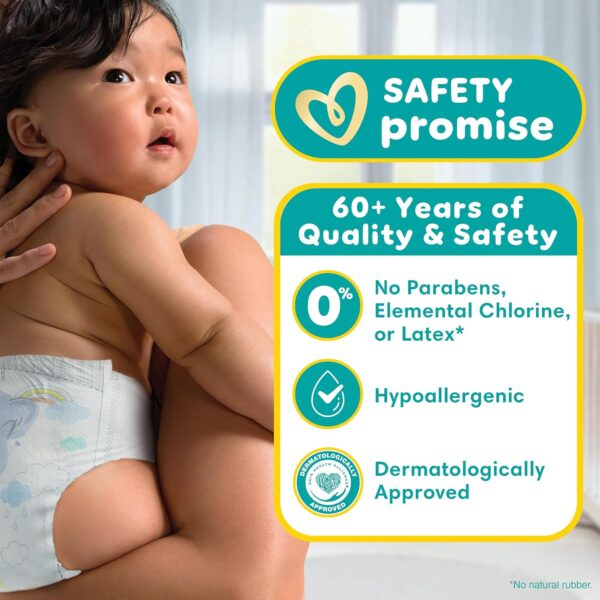 Pampers Baby Diapers - Swaddlers - Size 0, 84 Count, Ultra Absorbent Disposable Newborn Diaper - Image 3