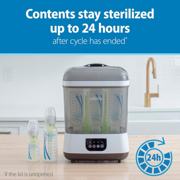 Dr. Brown's All-in-One Sterilizer and Dryer for Baby Bottles, Parts & Other Newborn Essentials - Image 5