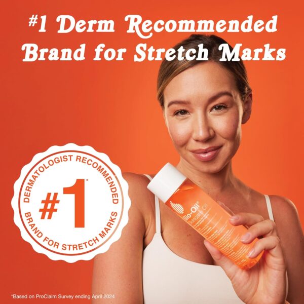 Bio-Oil Skincare Body Oil Serum, Face and Body Moisturizer with Vitamin E & A, for Scars, Stretch Marks, Sensitive Skin, All Skin Types, Dermatologist Recommended, Non-Comedogenic, 6.7 Oz - Image 3