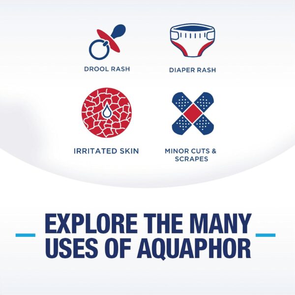 Aquaphor Baby Healing Ointment Advanced Therapy Skin Protectant, Dry Skin and Diaper Rash Ointment, 7 Oz Tube - Image 9