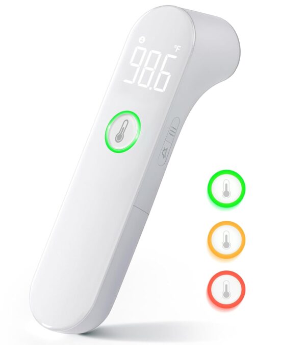 Thermometer for Adults and Kids, Fast Accurate Baby Thermometer, FSA HSA Eligible, Fever Alarm & Mute Mode, Baby Essentials - Lifetime Support - Image 2
