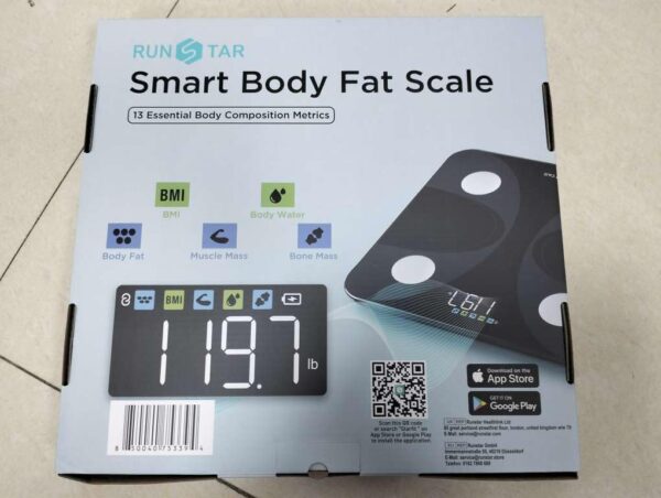 Scale for Body Weight and Fat Percentage, RunSTAR Digital Accurate Bathroom Smart Scale with Large Display, FSA&HSA Eligible 13 Body Composition Analyzer Sync App - Image 9