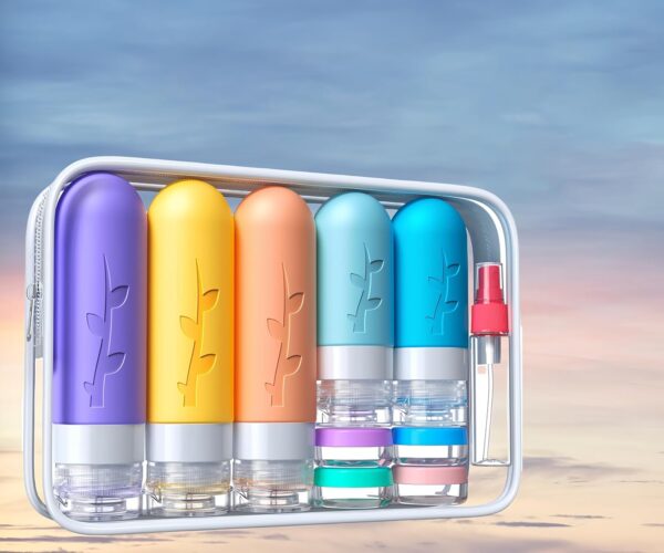 19pack Travel Bottles for Toiletries, TSA Approved Silicone Travel Size Containers for toiletries, Refillable & Leakproof Travel shampoo and conditioner bottles - Image 9