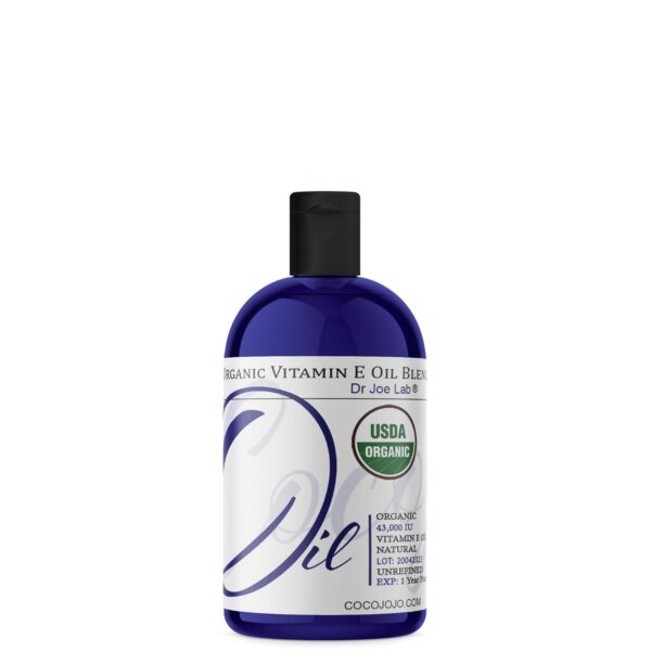 Dr Joe Lab Vitamin E Oil Organic Skin Hair Face Liquid Vitamin E Body 100% Pure Moisturizes Nourishes Non GMO Gluten Free 8 Oz - Image 2