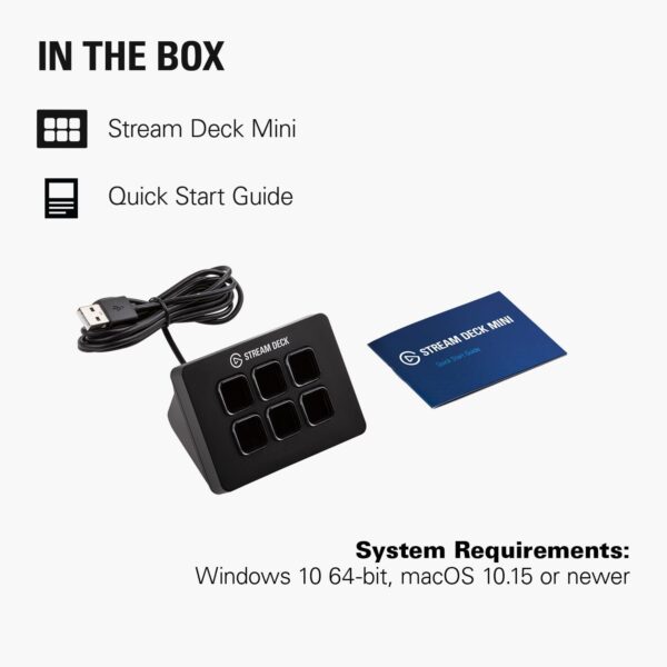 Elgato Stream Deck Mini – Control Zoom, Teams, PowerPoint, MS Office and More, Boost Productivity with Seamless Integration for Daily Apps, Set Up Shortcuts Easily, Compatible with Mac and PC - Image 9
