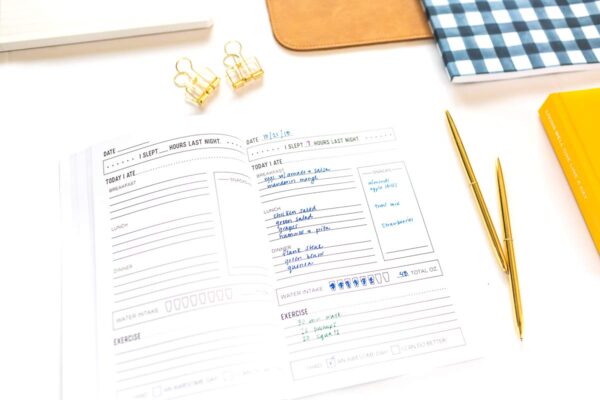 Today is the Day: A 90 Day Food + Fitness Journal: Daily Activity and Fitness Tracker to Cultivate a Better You - Image 5
