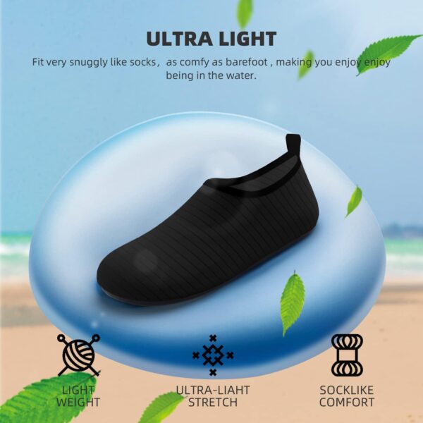 Water Shoes for Women Men Quick-Dry Aqua Socks Swim Beach Barefoot Yoga Exercise Wear Sport Accessories Pool Camping Must Haves Adult Youth Size - Image 7