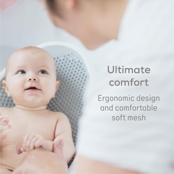 Angelcare Baby Bath Support (Gray) | Ideal for Babies Less Than 6 Months Old - Image 6