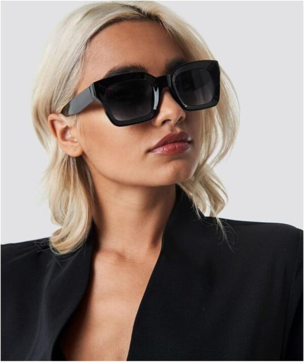 Trendy Square Sunglasses for Men Women Fashion Thick Rectangle Sun Glasses UV Protection Shades Designer Style - Image 4