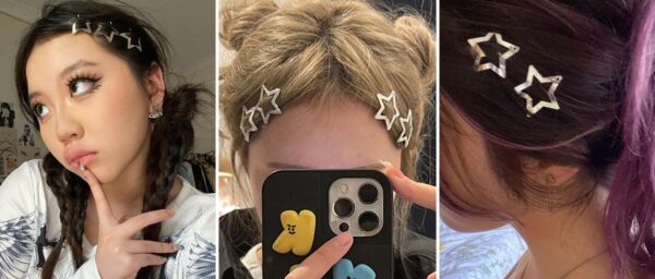 20 PCS 1.22" Star Hair Accessories - Non-Slip Metal Snap Clips and Barrettes for Girls & Women, Y2K Style - Image 8