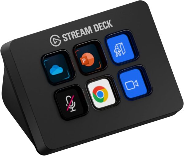 Elgato Stream Deck Mini – Control Zoom, Teams, PowerPoint, MS Office and More, Boost Productivity with Seamless Integration for Daily Apps, Set Up Shortcuts Easily, Compatible with Mac and PC - Image 2
