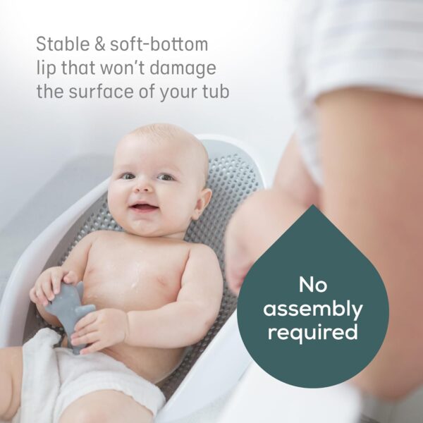 Angelcare Baby Bath Support (Gray) | Ideal for Babies Less Than 6 Months Old - Image 4