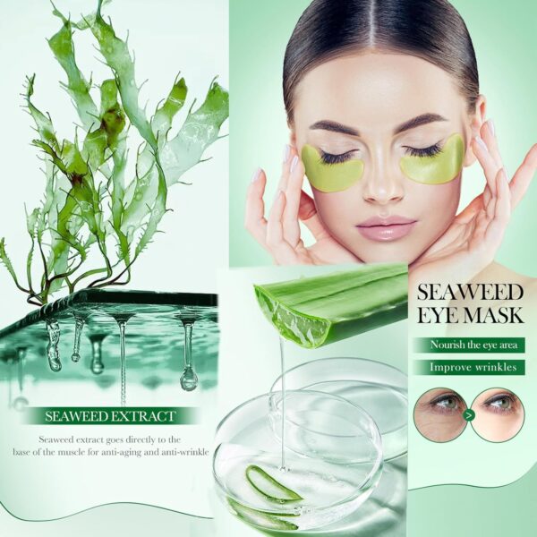 36 Pairs Under Eye Patches & Lip Mask for Puffy Eyes and Dark Circles - Crystal Lip Care Gel Pads Mask Bulk Collagen Skin Care Products, Beauty & Personal Care - Image 3