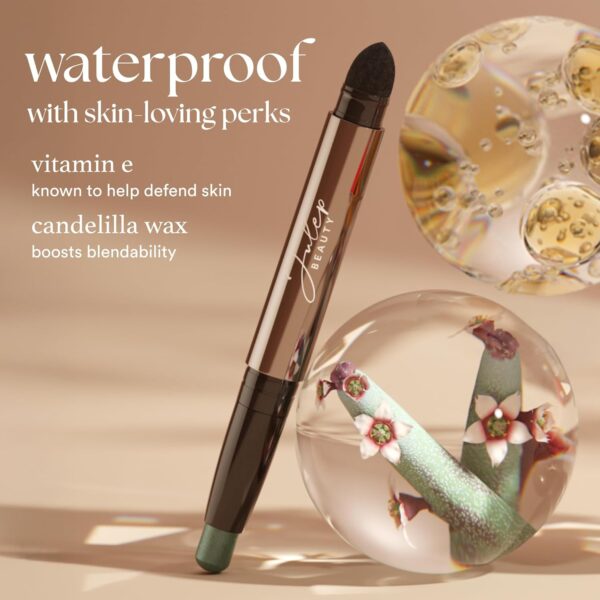 Julep Eyeshadow 101 Cream-to-Powder Waterproof Shadow Stick – Rose Shimmer – Long-Lasting, Crease-Proof, Pearlescent Rose Shimmer Cream Eyeshadow with Built-in Smudger - Image 7