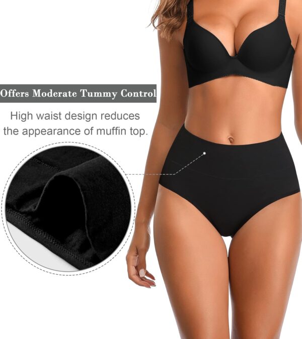 ASIMOON Womens Cotton Underwear Breathable Stretch Postpartum Panties Full Coverage Ladies Briefs Multipack - Image 5