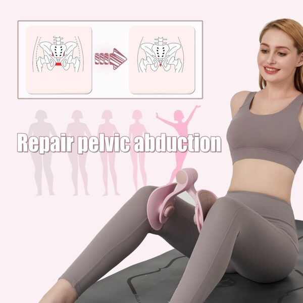 Kegel Sports Products/Thin Leg Artifact/Thigh Trainer/Pelvic Floor Muscle Trainer/Inner Thigh Toner/Postpartum Rehabilitation Pelvic Floor/Family Fitness Sports Equipment (Blue) - Image 5