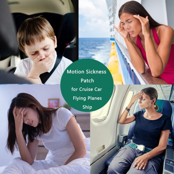 Motion Sickness Patches for Car and Boat Rides, Ships, Cruise and Airplane & Other Forms of Transport - Travel Essentials, for Adults and Kids (24 Count) - Image 5