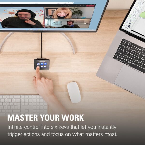 Elgato Stream Deck Mini – Control Zoom, Teams, PowerPoint, MS Office and More, Boost Productivity with Seamless Integration for Daily Apps, Set Up Shortcuts Easily, Compatible with Mac and PC - Image 3
