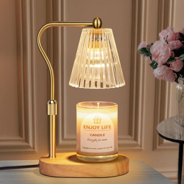 Candle Warmer Lamp with Timer Dimmer Adjustable Height for New Home Bedroom,Mothers Day Gifts,Vintage Home Decor for Scented Jar - Image 2