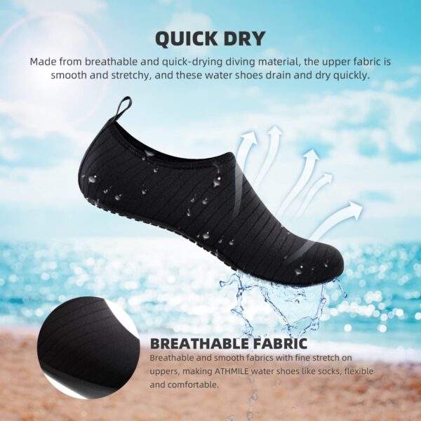 Water Shoes for Women Men Quick-Dry Aqua Socks Swim Beach Barefoot Yoga Exercise Wear Sport Accessories Pool Camping Must Haves Adult Youth Size - Image 8