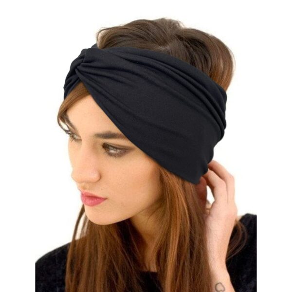 Jesries 10 PCS Women Headbands African Wide Hair Wrap Extra Turban Head Bands for Lady Large Sport Workout Stretch Non-slip Big Hair Bands - Image 6