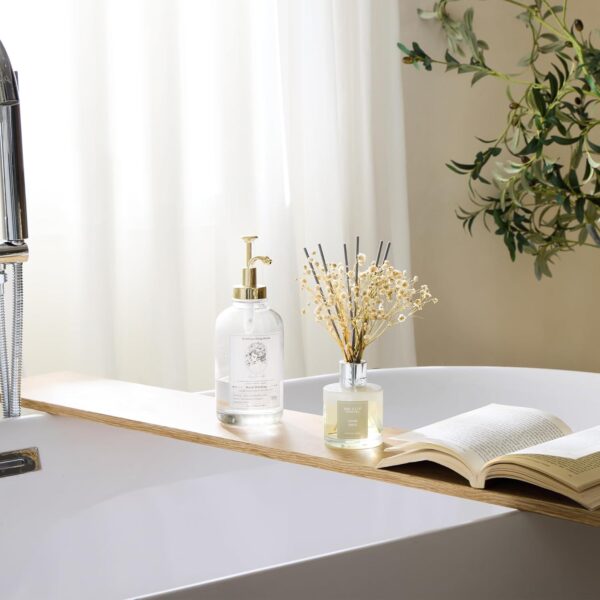 Airkeep Reed Diffuser Set,3.38 fl oz (100 ml) - Clean Linen Oil Diffusers with 8 Reed Sticks,Home Fragrance Reed Diffuser for Bathroom Shelf Decor - Image 6