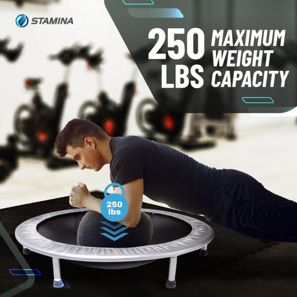 Stamina Mini Fitness Trampoline w/Smart Workout App - Image 8