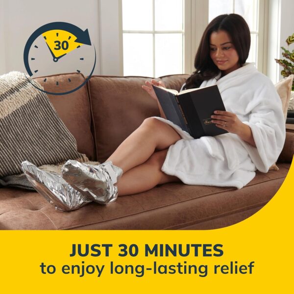 Dr. Scholl's® Tired, Achy Feet Soothing & Reviving Foot Mask, 3 Pair, Warming Booties - Image 6