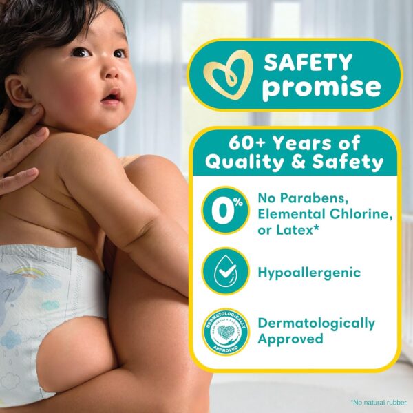 Pampers Baby Diapers - Swaddlers - Size 0, 140 Count, Ultra Absorbent Disposable Newborn Diaper - Image 4