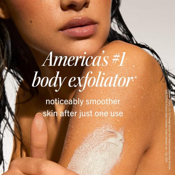 First Aid Beauty - KP Bump Eraser Body Scrub with 10% AHA, Keratosis Pilaris Skin Exfoliator with Glycolic and Lactic acids, Helps Reduce Chicken Skin Bumps, Safe for Sensitive Skin, 8 oz - Image 3