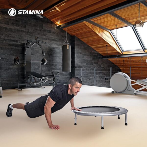 Stamina Mini Fitness Trampoline w/Smart Workout App - Image 3