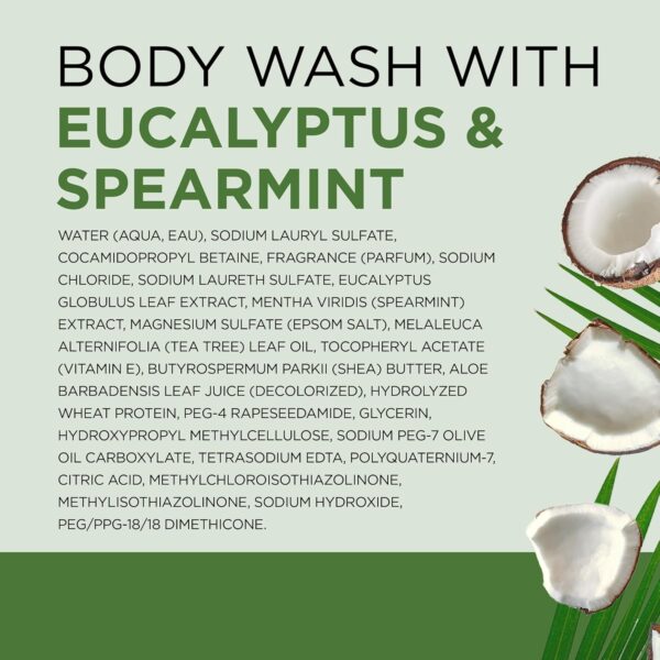 Dr Teal's Body Wash with Pure Epsom Salt, Relax & Relief with Eucalyptus & Spearmint, 24 fl oz (Pack of 2) - Image 10