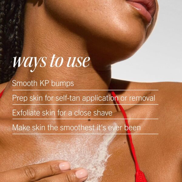 First Aid Beauty - KP Bump Eraser Body Scrub with 10% AHA, Keratosis Pilaris Skin Exfoliator with Glycolic and Lactic acids, Helps Reduce Chicken Skin Bumps, Safe for Sensitive Skin, 8 oz - Image 7