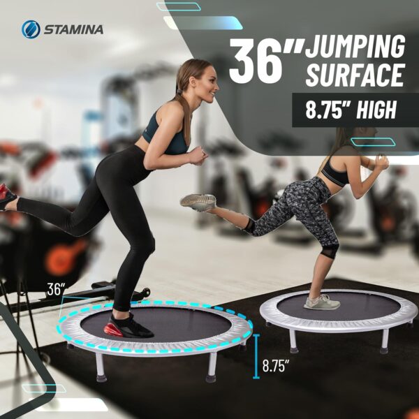 Stamina Mini Fitness Trampoline w/Smart Workout App - Image 9