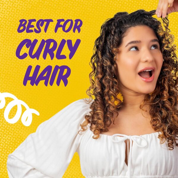 Aussie Miracle Curls Set: Shampoo, Conditioner, Deep Hydration, Spray Gel, Detangling Milk, and Oil Hair Treatment, Curl Oil, Coconut & Jojoba, Frizz Control, 6 Pieces - Image 4