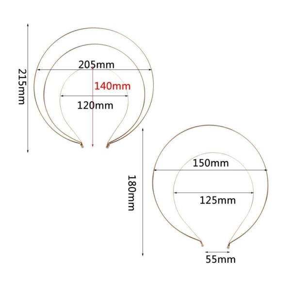 Silver 3layer Halo Crown Headband Goddess Headpiece Multi-layer Hair Crown DIY Metal Base Hair Hoops Accessories for Women Beauty and Personal Care - Image 7