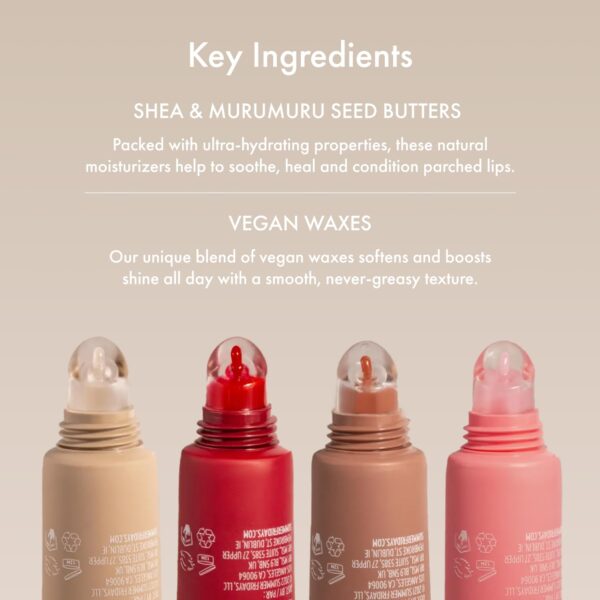 Summer Fridays Tinted Lip Butter Balm - Conditioning Vegan Lip Balm for Instant Moisture, Shine & Hydration - Sheer-Tinted, Soothing Skincare - Pink Sugar (.5 Oz) - Image 7