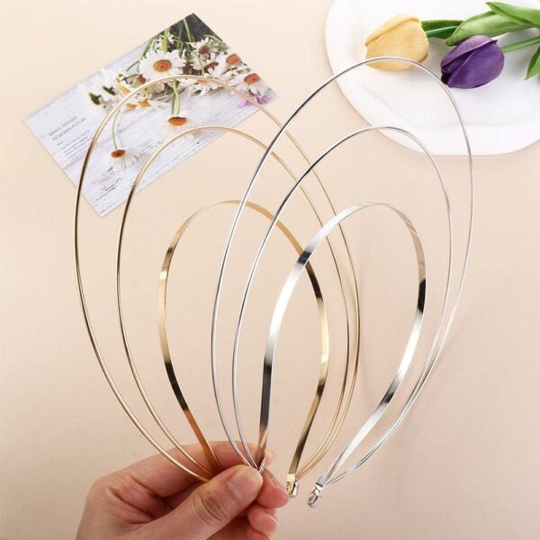Silver 3layer Halo Crown Headband Goddess Headpiece Multi-layer Hair Crown DIY Metal Base Hair Hoops Accessories for Women Beauty and Personal Care - Image 5