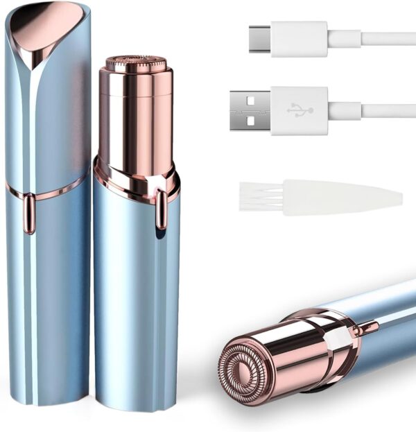Facial Hair Removal for Women, Electric Painless Facial Hair Remover for Face, Lip, Chin with USB Rechargeable - Image 2