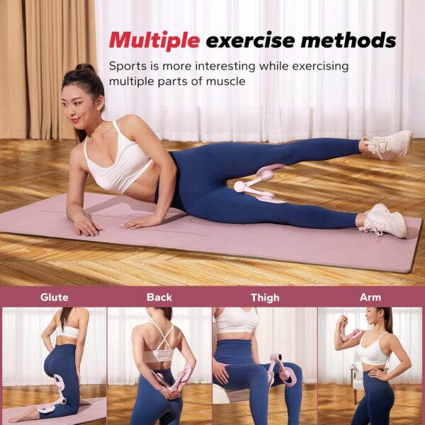 MERACH Thigh Trainer, Pelvic Floor Muscle Trainer, Inner Thigh Exercise Workout Equipment for Home Gym, Pelvic Floor Strengthening Women - Image 3
