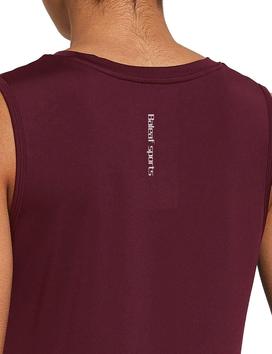 baleaf Workout Tank Tops for Women Sleeveless Running Athletic Loose Fit Yoga Tops Active Shirts Sports Gym Exercise - Image 5