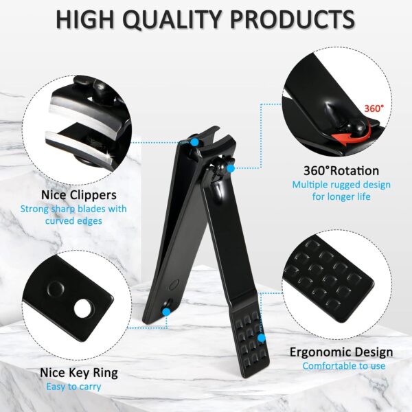 Manicure Set Professional Nail Clipper Kit-26 Pieces Stainless Steel Manicure Kit,nail Care Tools with Luxurious Travel Case - Image 3